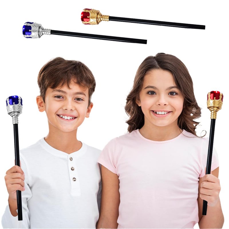 Tigerdoe Kings Crown - Royal King Crowns and Princess Tiara - Queen Costume Accessories (King Scepters) - Image 1
